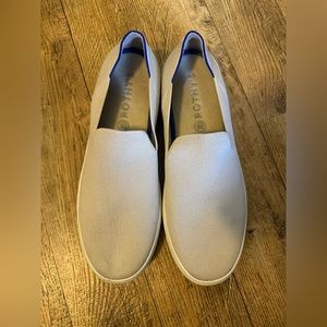 Rothy's Women's Cream and Blue Loafers